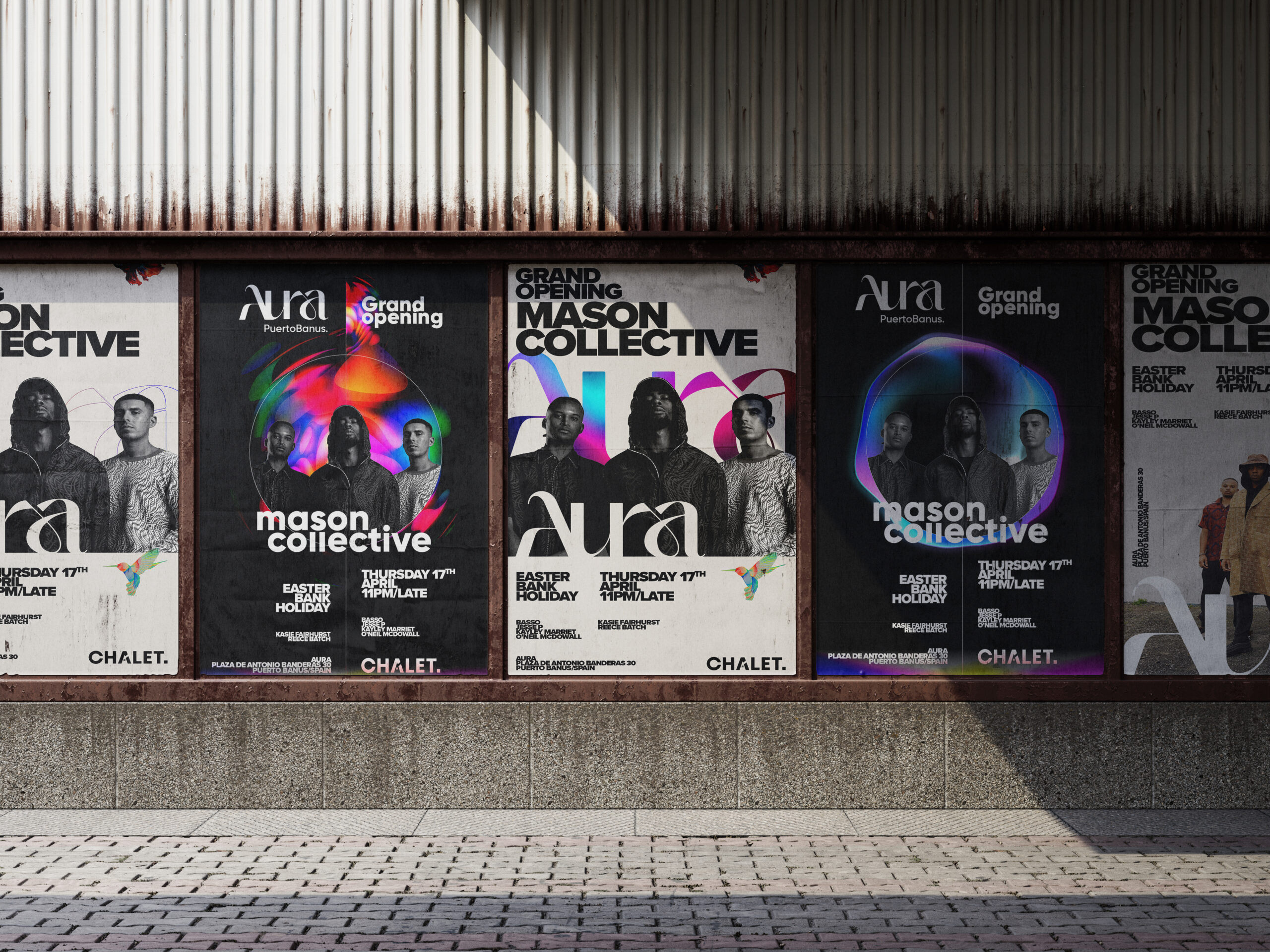 Aura club_Carteleria